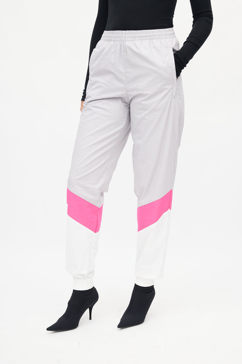 Vetements Grey 
Pink Track Pant