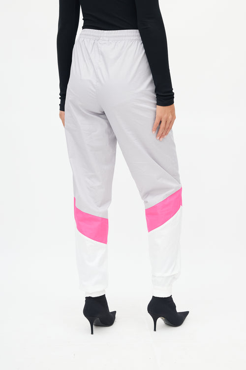 Vetements Grey 
Pink Track Pant