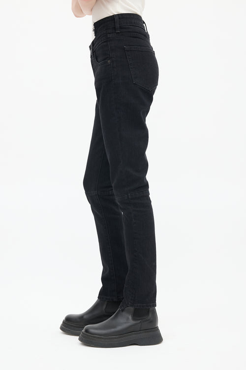 Vetements X Levi
s 2018 Raw Black Deconstructed Slim Jeans