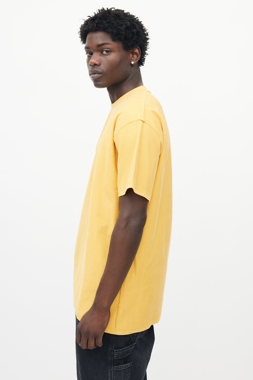 Vetements Yellow Heavyweight Cotton Inverted T-shirt