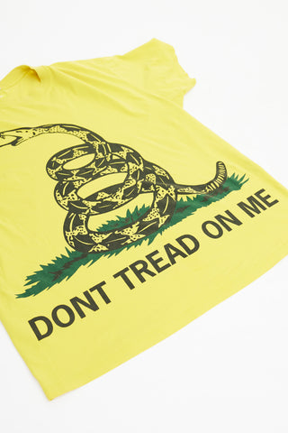 Vetements Yellow 
Multicolour Dont Tread On Me T-Shirt