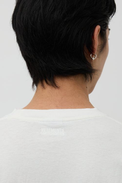 Vetements White Friends Logo T-Shirt