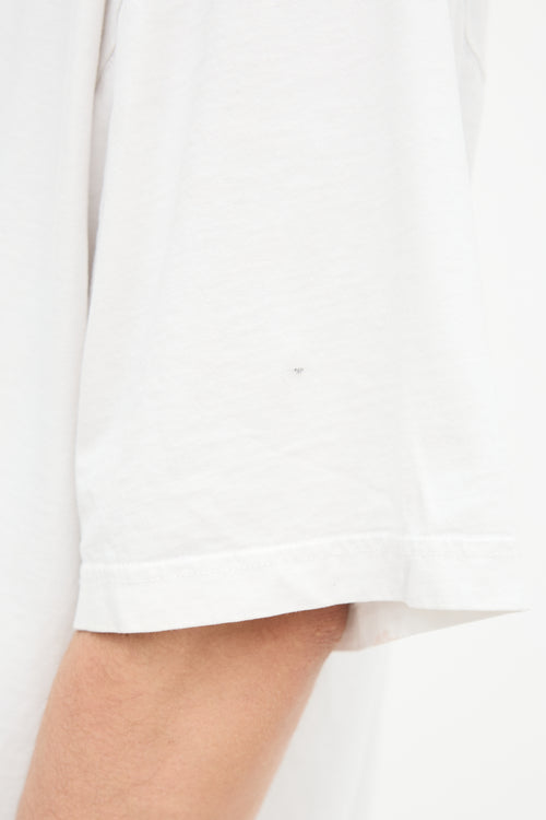 Vetements White Patch Logo T-Shirt