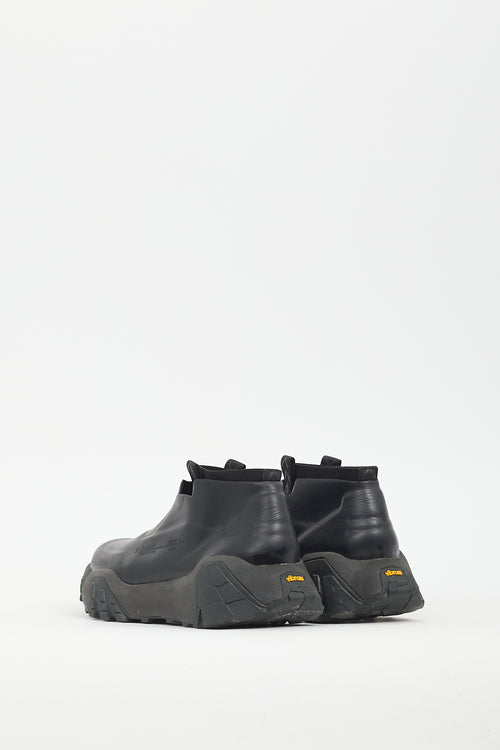 Vibram X Slam Jam Black Rubber LB214 Boot