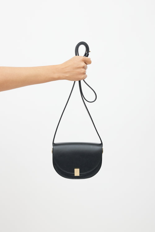 Victoria Beckham Black Nano Box Leather Bag