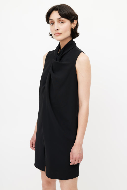 Victoria Beckham Black Twisted Shift Dress