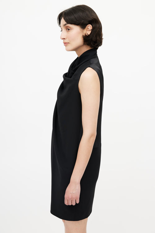 Victoria Beckham Black Twisted Shift Dress