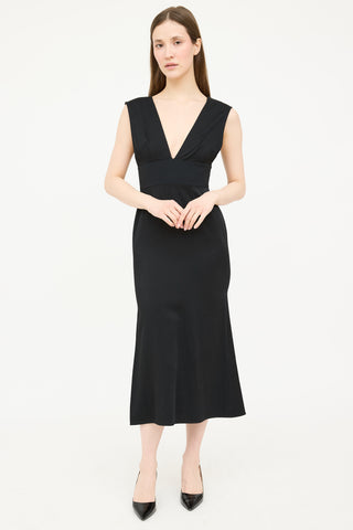 Victoria Beckham Darted Maxi Dress