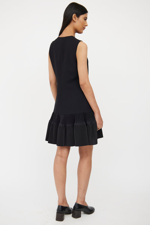 Drop Waist Pleated Dress