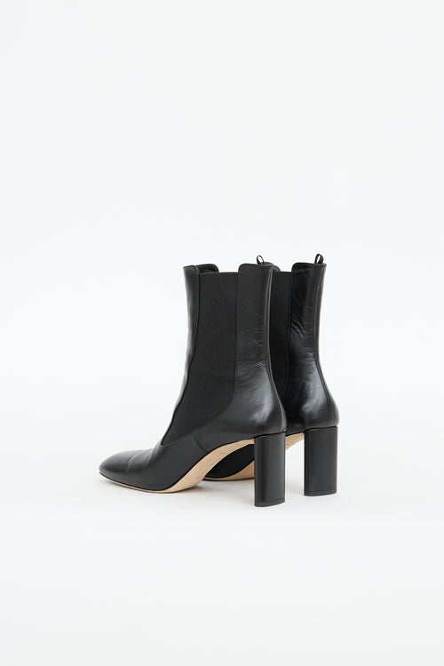 Victoria Beckham Leather High Heel Ankle Boot