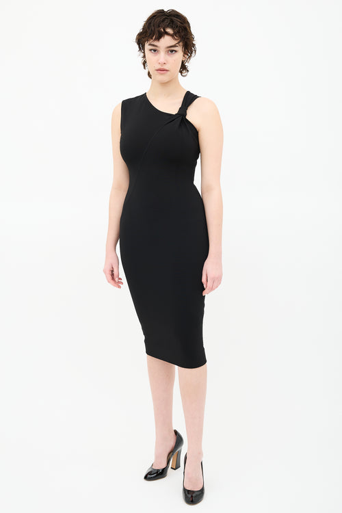 Victoria Beckham Knotted Collar Dress