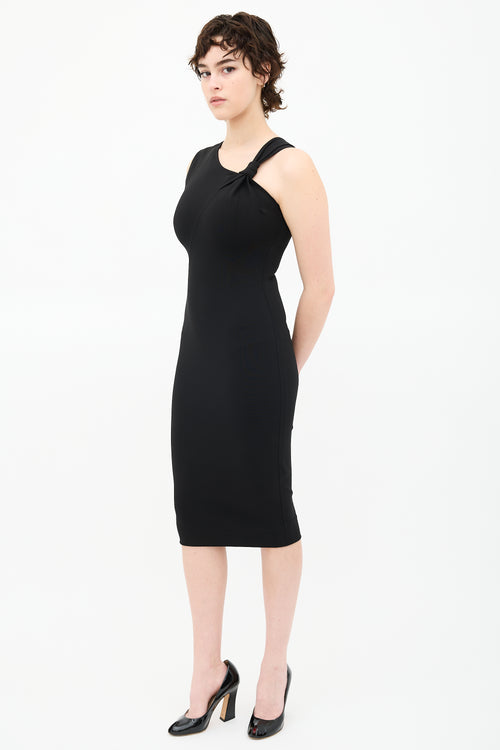 Victoria Beckham Knotted Collar Dress