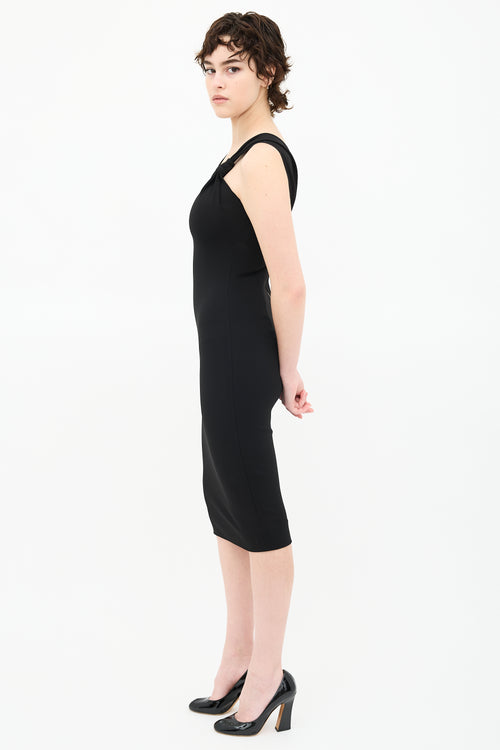 Victoria Beckham Knotted Collar Dress