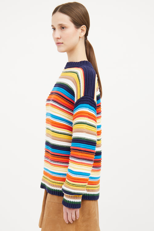 Multicolour Stripe Knit Sweater