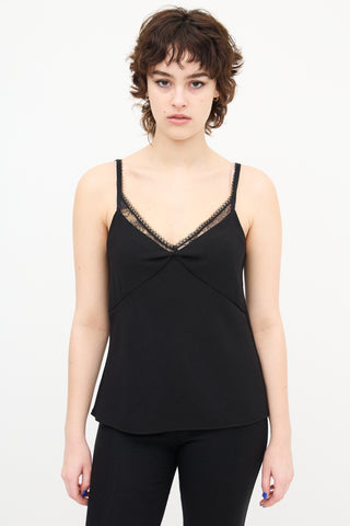 Vince Black Lace Tank