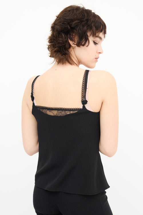 Vince Black Lace Tank