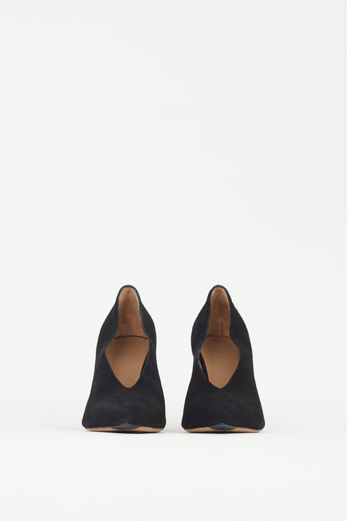 Vince Black Suede Anika Heel