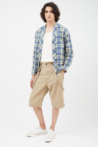 Visvim Beige Suspender Short