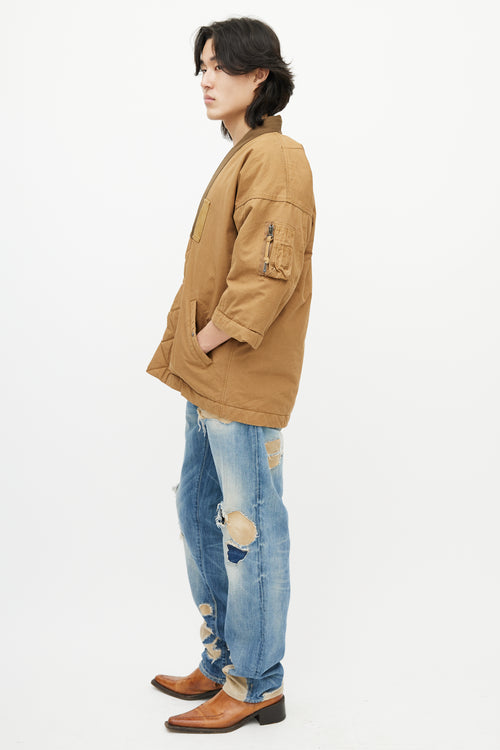 Visvim Brown Padded Jacket