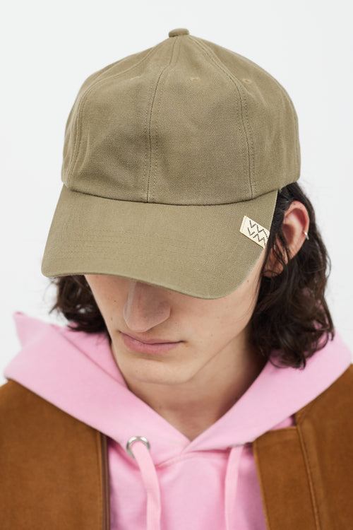 Visvim Washed Green Baseball Cap