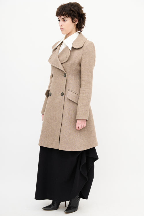 Vivienne Westwood Beige Wool Double Breasted  Coat