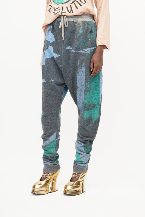 Vivienne Westwood Grey 
Multicolour Balloon Sparkle Jogger