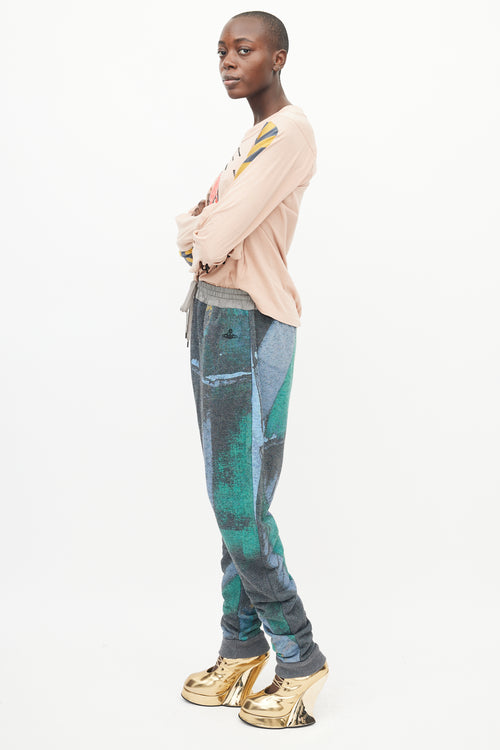 Vivienne Westwood Grey 
Multicolour Balloon Sparkle Jogger