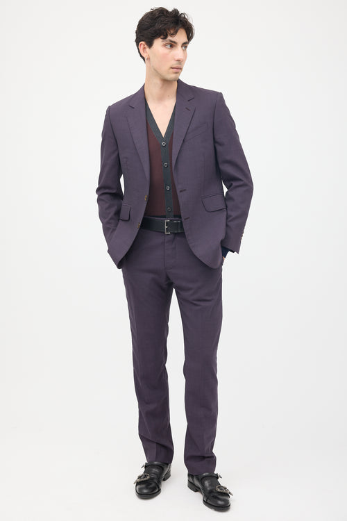 Vivienne Westwood Purple Tailored Pant Suit