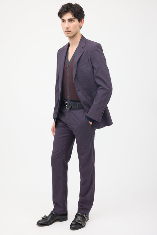 Vivienne Westwood Purple Tailored Pant Suit