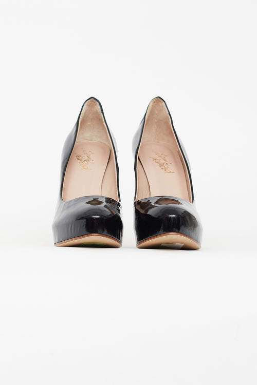 Vivienne Westwood Black Patent Leather Orb Pump