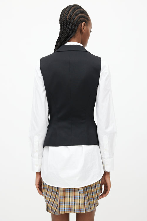 Vivienne Westwood Red Label Black Fitted Vest