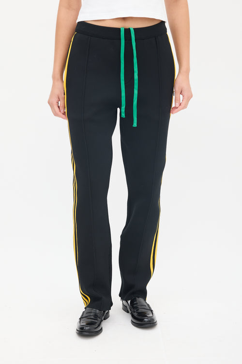 Wales Bonner X Adidas Black Knit Track Pant