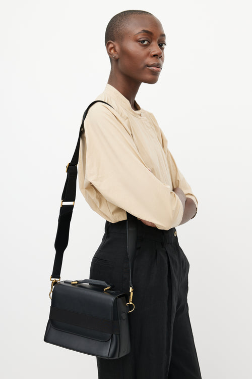 Want Les Essentiels Black Dyce Leather Bag