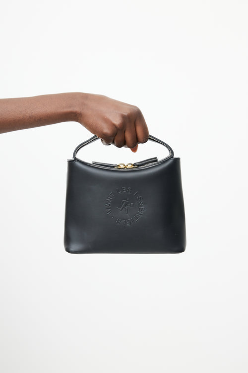 Want Les Essentiels Black Dyce Leather Bag