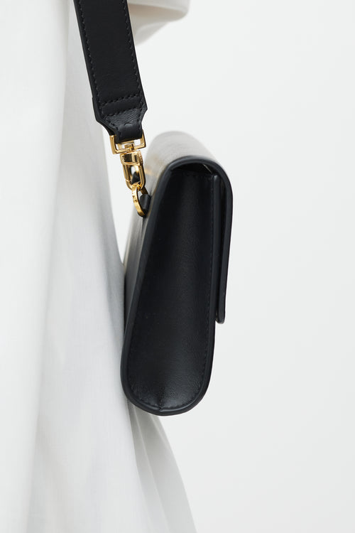 Want Les Essentiels Black 
Gold Leather Bag