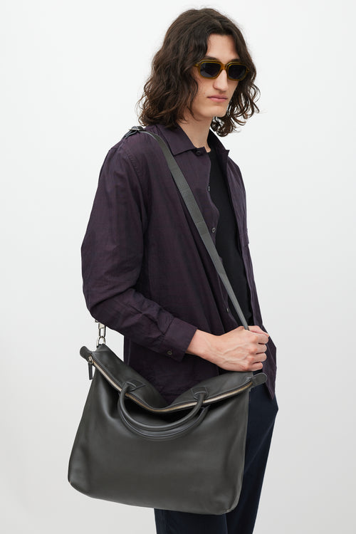 Want Les Essentiels Dark Grey Leather O
Hare Tote Bag