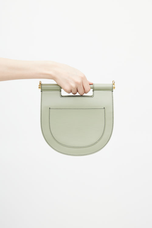 Want Les Essentiels Green Leather Odessa Crossbody Bag