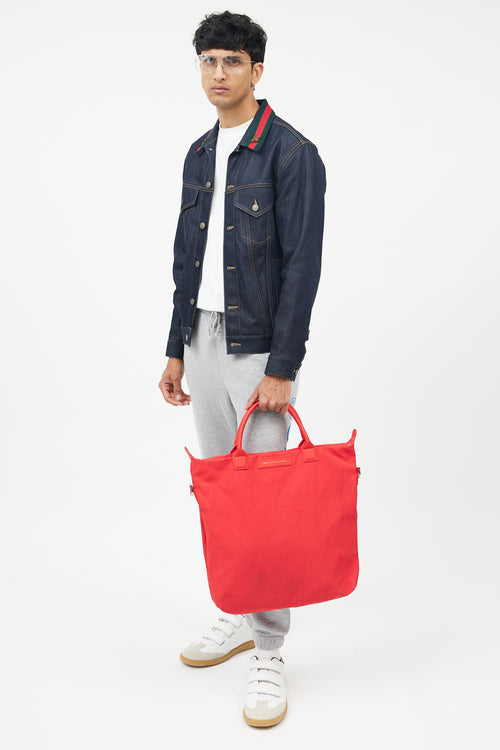 Want Les Essentiels Red Top Handle Tote Bag