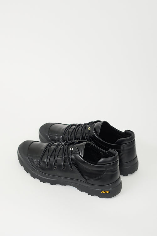 Want Les Essentiels Black Leather Ibanez Sneaker