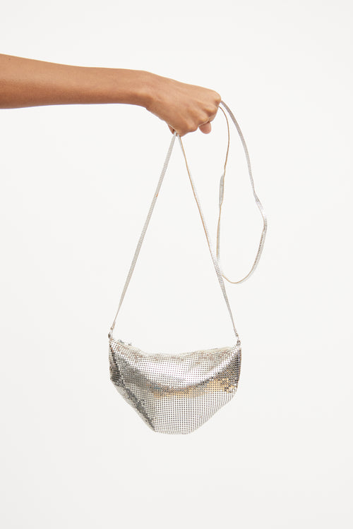 Whiting 
Davis Silver Mesh Sequin Bag