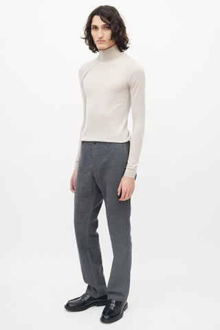 Wings + Horns Grey Five Pocket Trousers