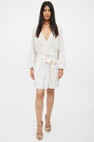 Winona Beige Ariz Sequin Dress