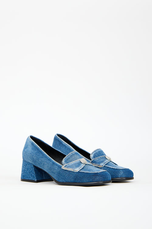 Wishbone Blue Denim Ruth Loafer