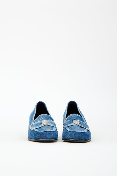 Wishbone Blue Denim Ruth Loafer