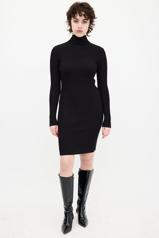 Wolford Black Ribbed Dress