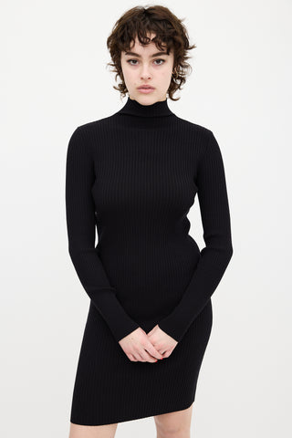 Wolford Black Ribbed Dress