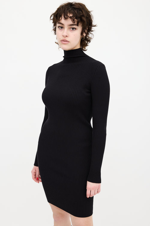 Wolford Black Ribbed Dress