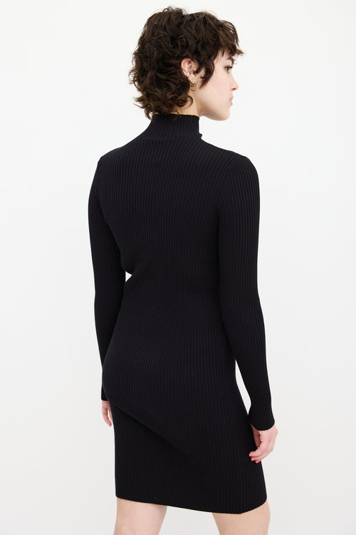 Wolford Black Ribbed Dress