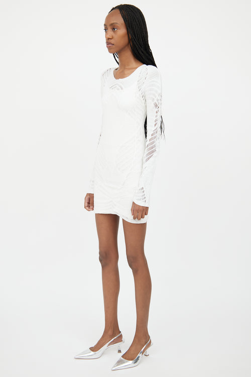 Wolford White Cut Out Dress