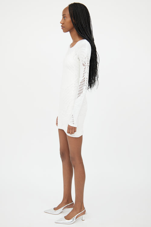 Wolford White Cut Out Dress